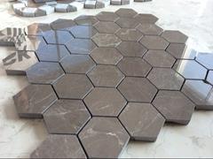 Milano Grey  48x48mm Hexagon Mosaic Polished Tile