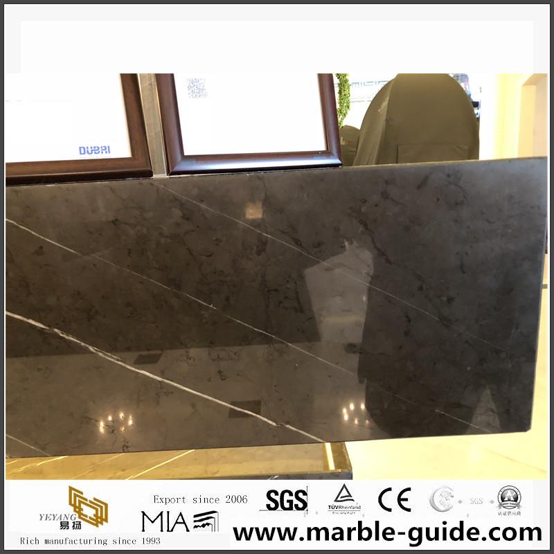 Slabiau Marble Pietra Gray ar gyfer Gwesty'r Countertops 3