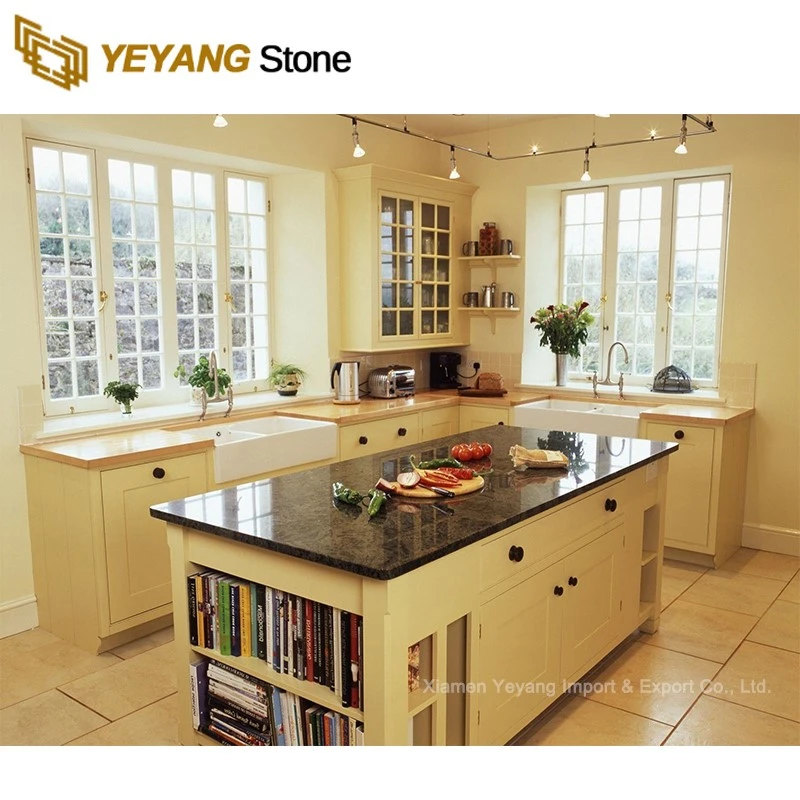 black granite kitchen countertop-6 black granite kitchen countertop-6