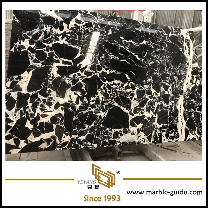 Noir Grand Antique Marble Moethus Carreg Moethus ar gyfer byrddau a grisiau