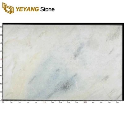 Glas Sky Jasper Hufen Carreg Moethus Slabiau Marmor Ar gyfer Vanity Ystafell Ymolchi Gwesty