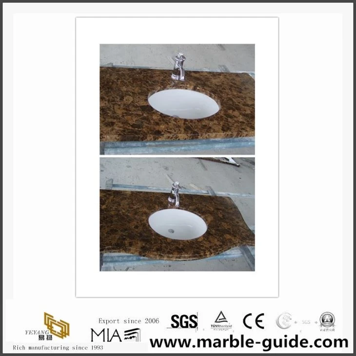 Emperador Marble Bathroom Countertops Vanity Tops With Discount Cost