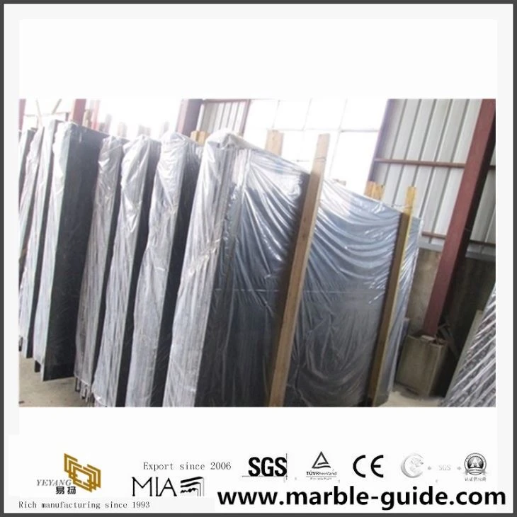 Natural China Marble Nero Marquina Slabs With Black Color Bathroom Tiles