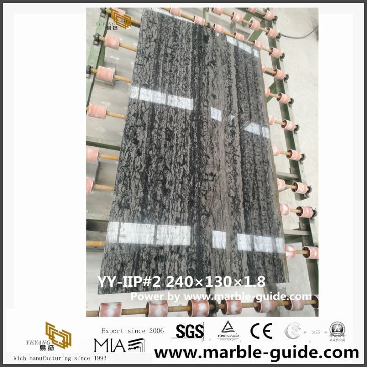 New Polished Ink Painting Impression Marble