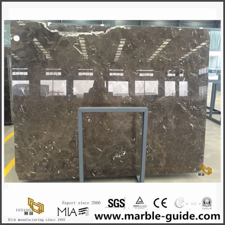 China Dark Emperador Marble Slabs For Home Bathroom Flooring