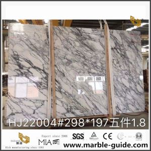 Arabescato White Marble Slab Mawr Ar Werth