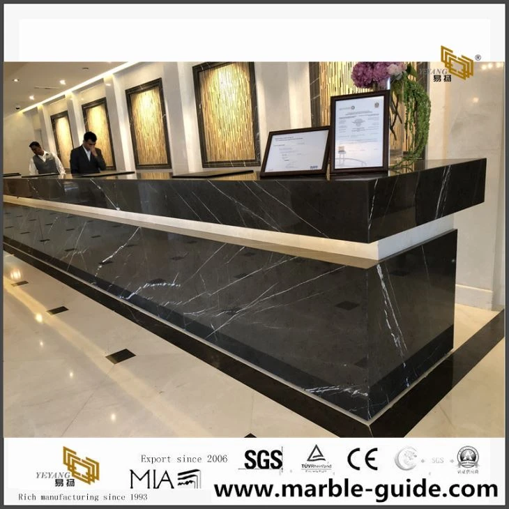 Pietra Grey Marble Slabs For Hotel Countertops