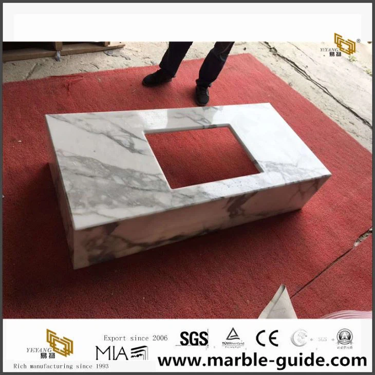 Prefab Calacatta Marble Vanity Top