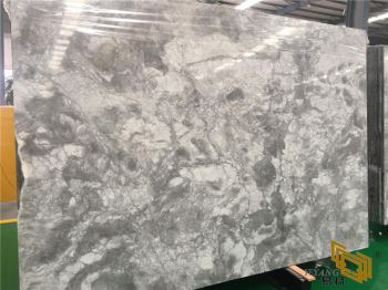 Slab Marmor Llwyd Calacatta ar Werth