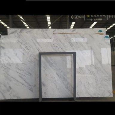 Slabiau marmor gwyn tesla