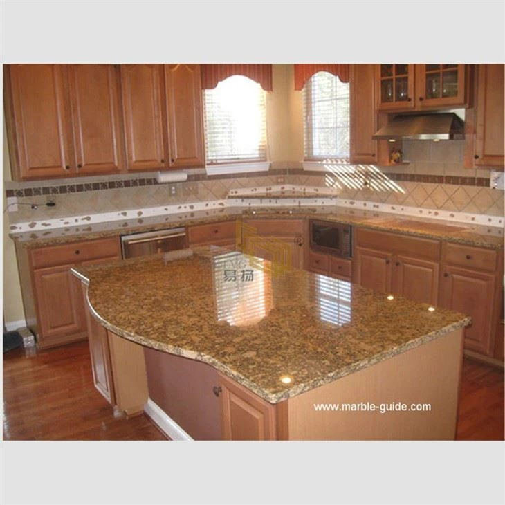 China G439 Giallo Fiorito Granite For Kitchen Vanity Tops