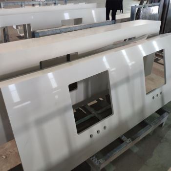 Countertops White Quartz Prefab