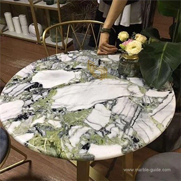 Jade Green Marble Countertop For Bathroom